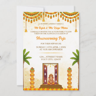 Invitation à la cérémonie de bénédiction de la mai
