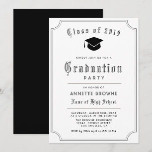 invitation à la cérémonie de remise des diplômes d