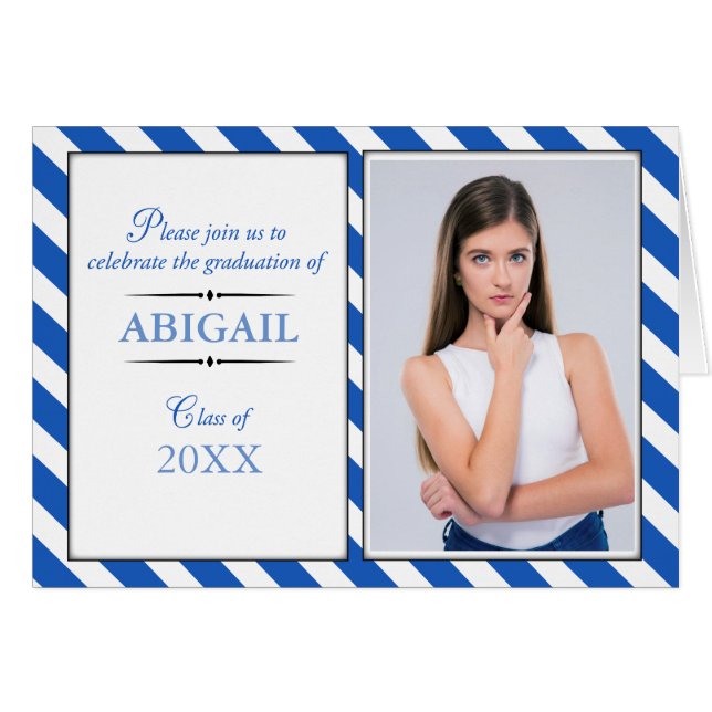 Invitation à la cérémonie de remise des diplômes P (Devant horizontal)