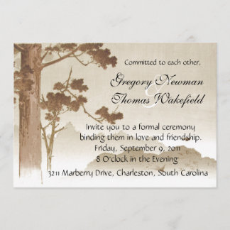 Invitation à la cérémonie d'engagement