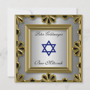 Invitation à la cérémonie d'or de Bar Mitzvah 13