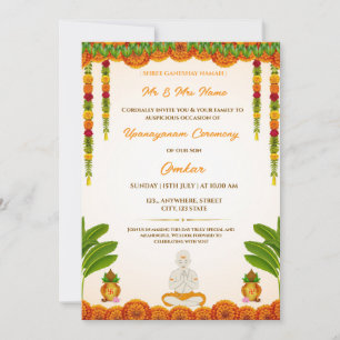 Invitation à la cérémonie traditionnelle du fil Up