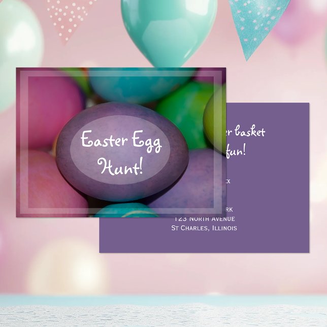 Invitation à la chasse aux oeufs de Pâques (Créateur téléchargé)