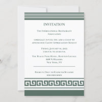 Invitation à la clé grecque