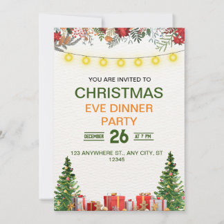 Invitation à la collecte de Noël festive et amusan