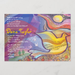 Invitation à la comédie musicale Flying Dove Baby