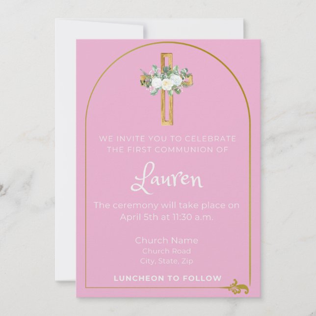 Invitation à la communion des filles (Devant)