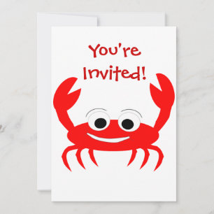 Invitation À La Conception De Crabes Pour Toute Oc