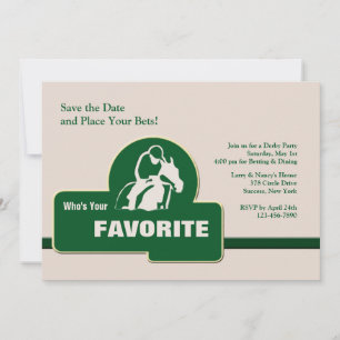 Invitation à la course de chevaux préférée