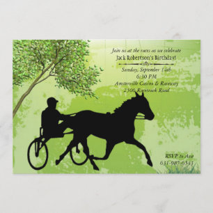 Invitation à la course de harnais