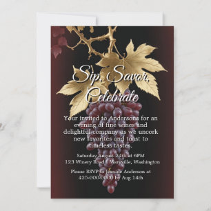 Invitation à la dégustation de vin