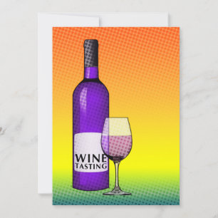invitation à la dégustation de vin