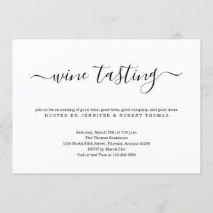 Invitation à la dégustation de vin