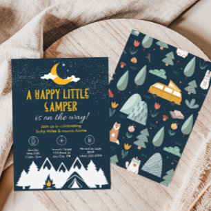 Invitation à la douche de camping
