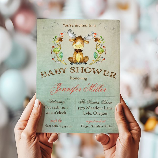 Invitation à la douche d'orignal (Créateur téléchargé)