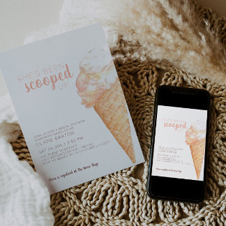 Invitation à la douche nuptiale