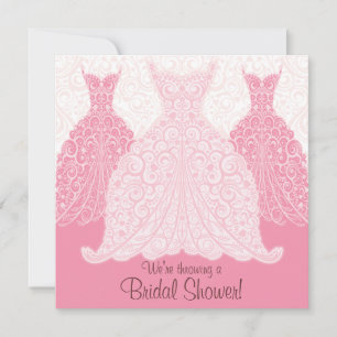 Invitation à la douche nuptiale