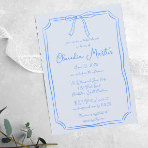 Invitation à la douche nuptiale à la main de Whims