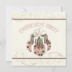 Invitation à la douche nuptiale à la torche de gât