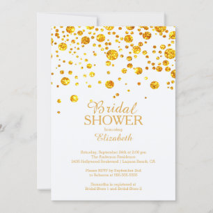 Invitation à la douche nuptiale Confetti de Partie