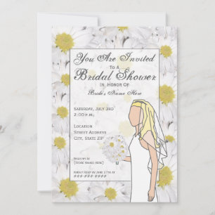 Invitation à la douche nuptiale de Daisy - Cheveux