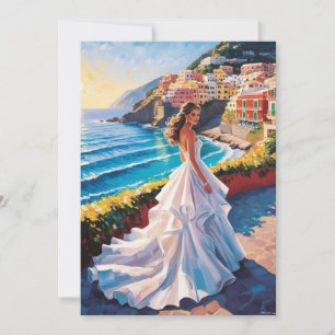 invitation à la douche nuptiale de la côte amalfit