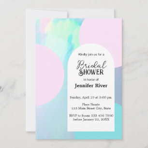 Invitation à la douche nuptiale de Opal Gemstone B
