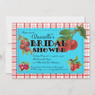 Invitation à la douche nuptiale des cerisiers