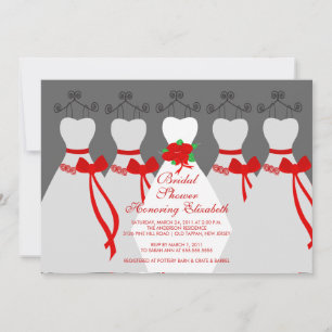 Invitation à la douche nuptiale des femmes mariées