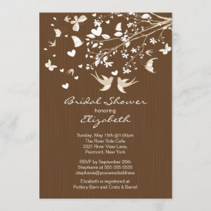 Invitation à la douche nuptiale des Inséparables B
