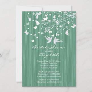 Invitation à la douche nuptiale des Inséparables v