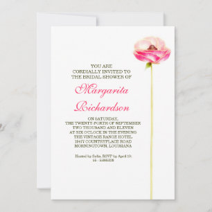 invitation à la douche nuptiale élégante et design