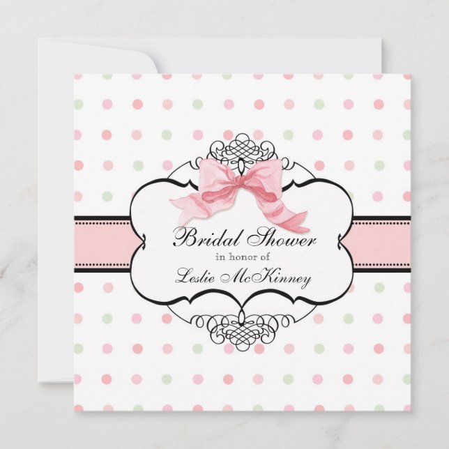 Invitation à la douche nuptiale - Fouille de la bo (Devant)