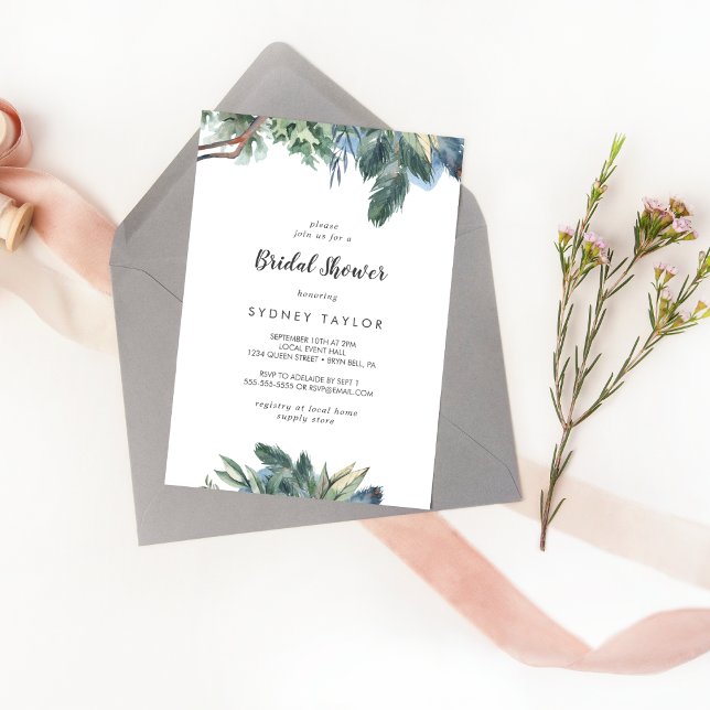 Invitation à la douche nuptiale hiver (Créateur téléchargé)
