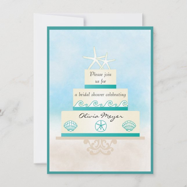 Invitation à la douche nuptiale Mariage de sébaste (Devant)