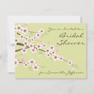 Invitation à la douche nuptiale personnalisée Spri