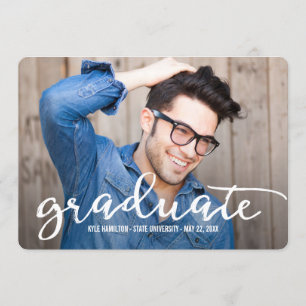 Invitation à la Faire-part de diplôme avec succès