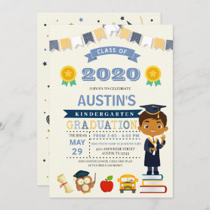 Invitation à la Faire-part de diplôme d'études pou