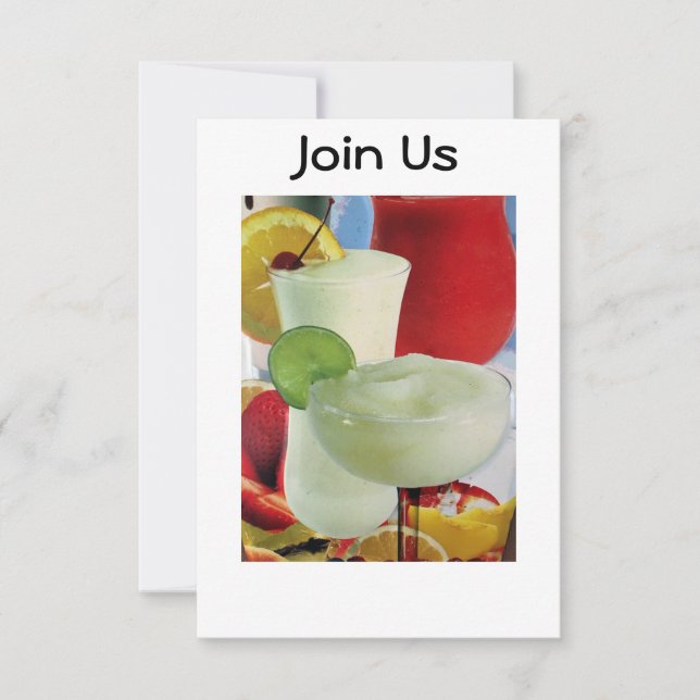 INVITATION À LA FÊTE "ADULTE" POUR TOUTE OCCASION  (Devant)