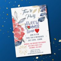 Invitation à la fête barbecue de pique-nique d'été