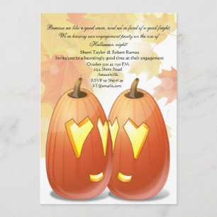 Invitation à la fête d'amour d'Halloween