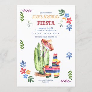 Invitation à la fête d'anniversaire