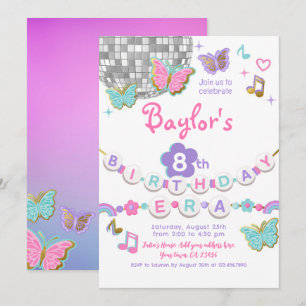 Invitation à la fête d'anniversaire