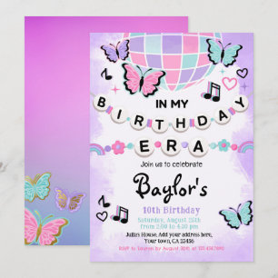 Invitation à la fête d'anniversaire