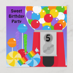 Invitation à la fête d'anniversaire
