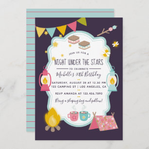Invitation à la fête d'anniversaire