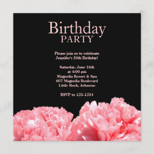 Invitation à la fête d'anniversaire