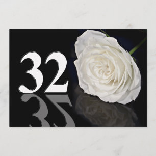 Invitation à la fête d'anniversaire 32 ans