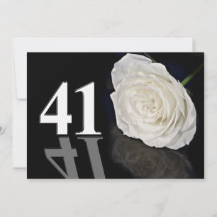 Invitation à la fête d'anniversaire 41 ans
