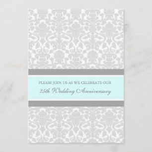 Invitation à la fête d'anniversaire de 25 ans en d